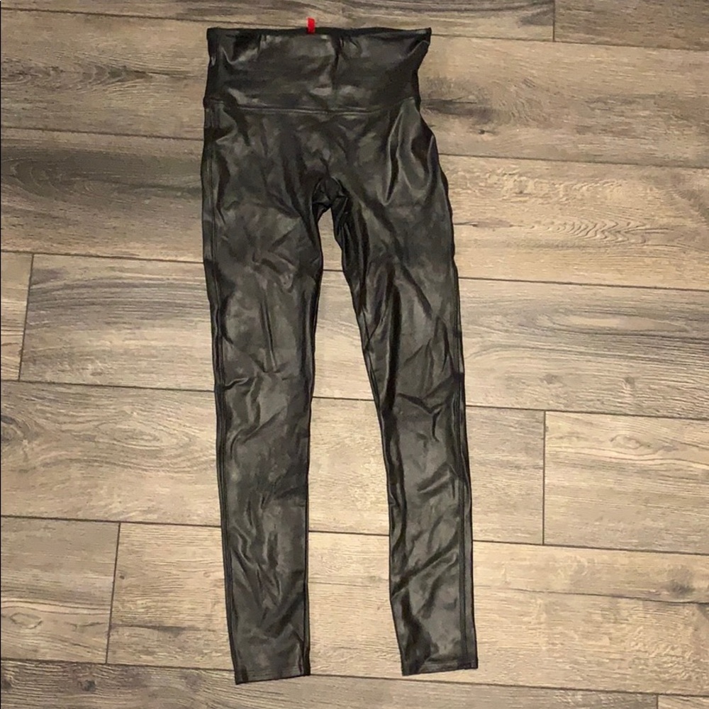 Spanx faux leather leggings